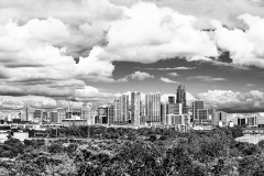 Austin Skyline  From  Zilker Clubhouse